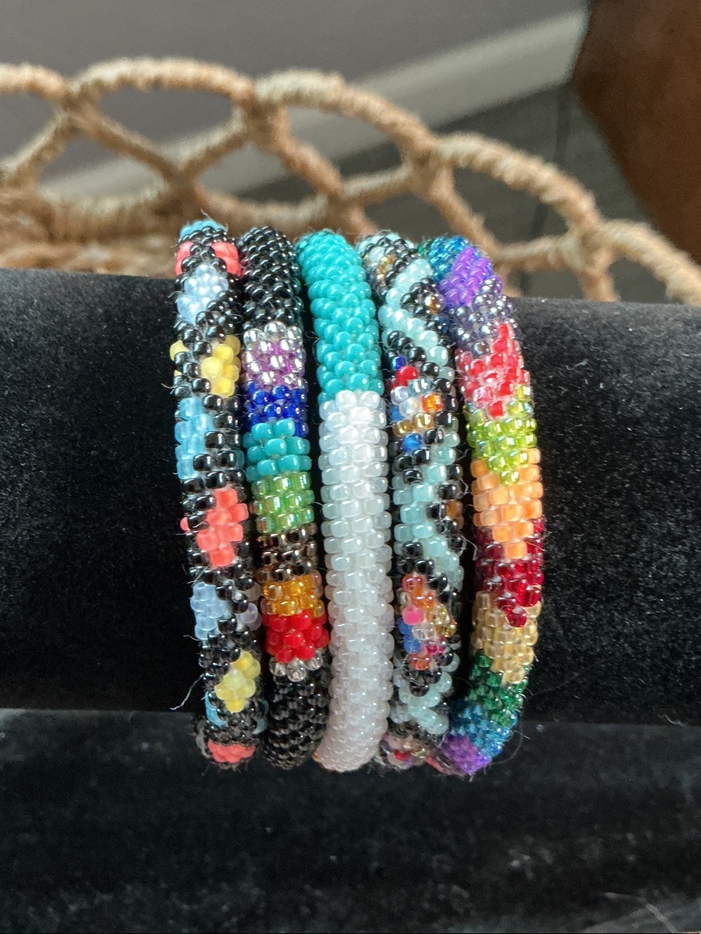 Sasha Colorful Beaded Bracelet Set - Multicolor